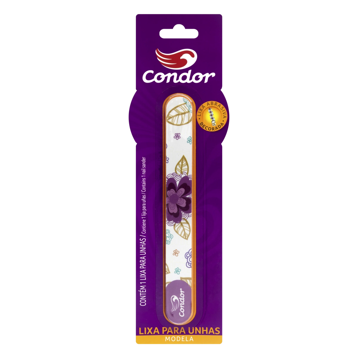 Lixa Para Unhas Decorada Condor