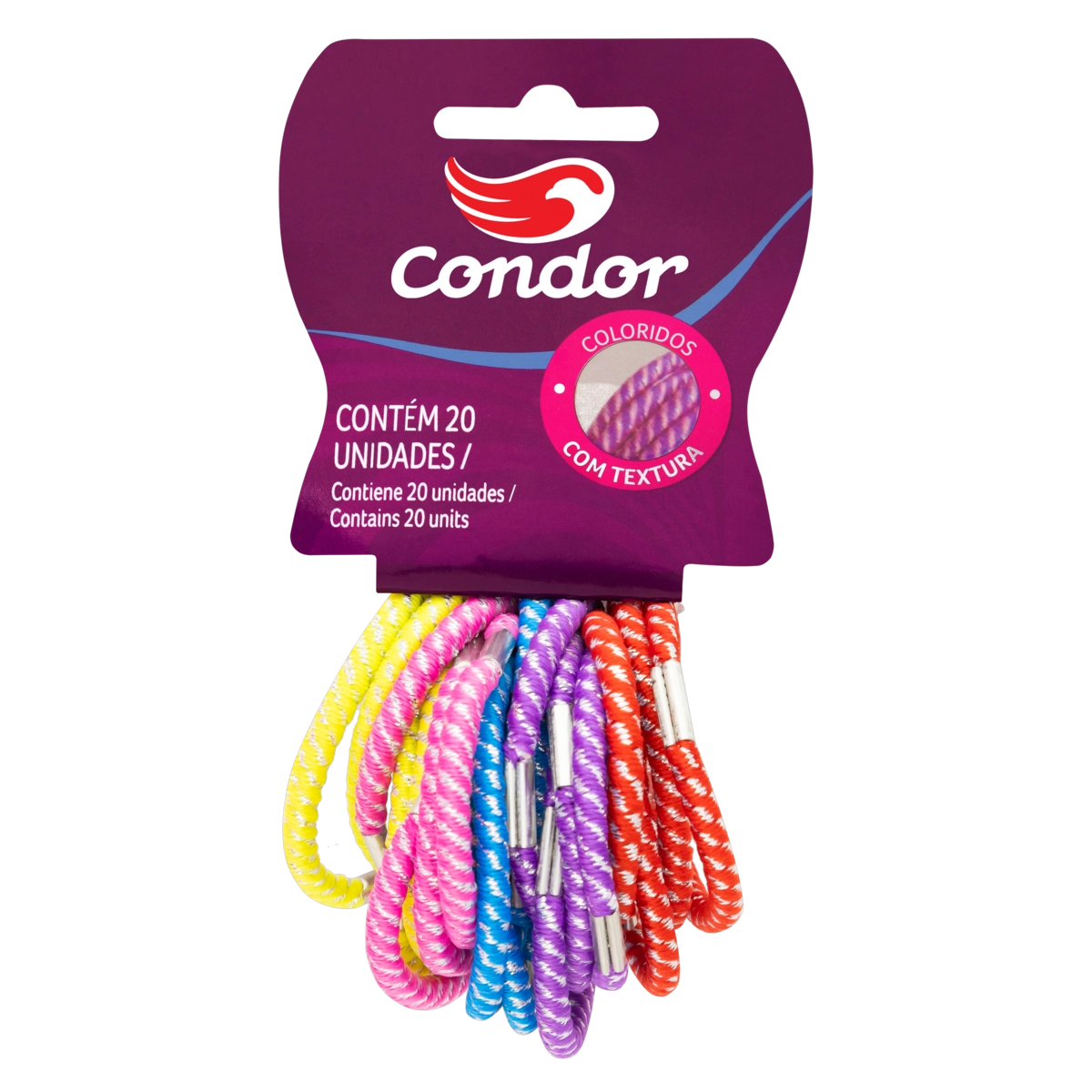 Elástico Com Textura Condor 20 Unidades