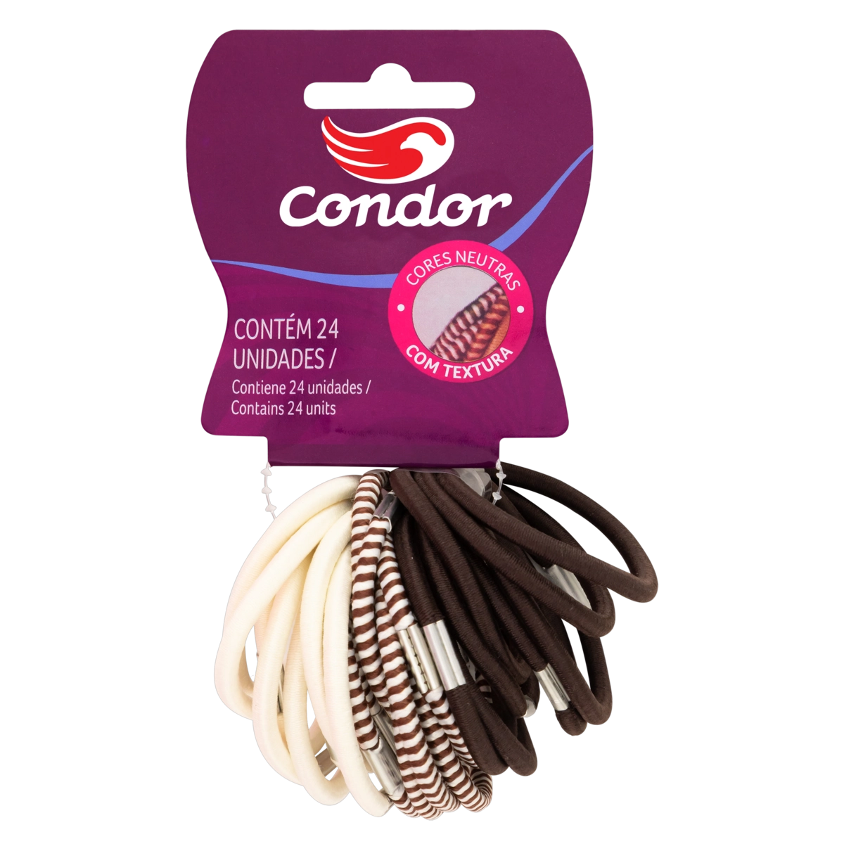 Elástico Com Textura Condor 24 Unidades