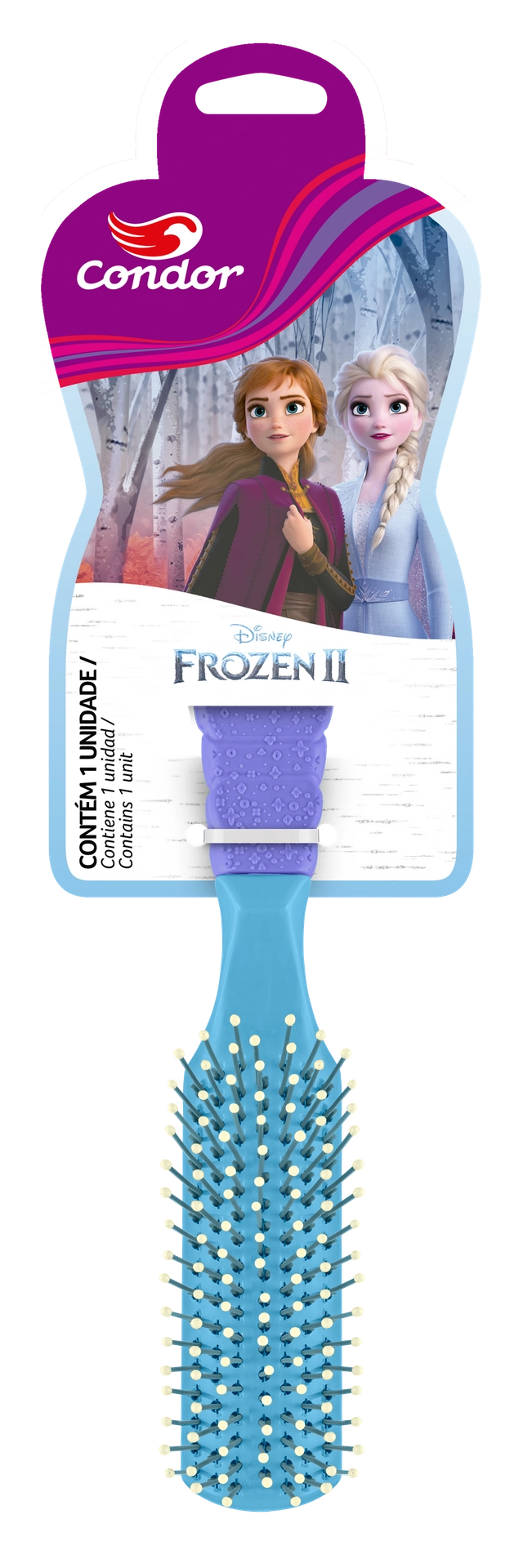 Escova para Cabelos Frozen Retagular