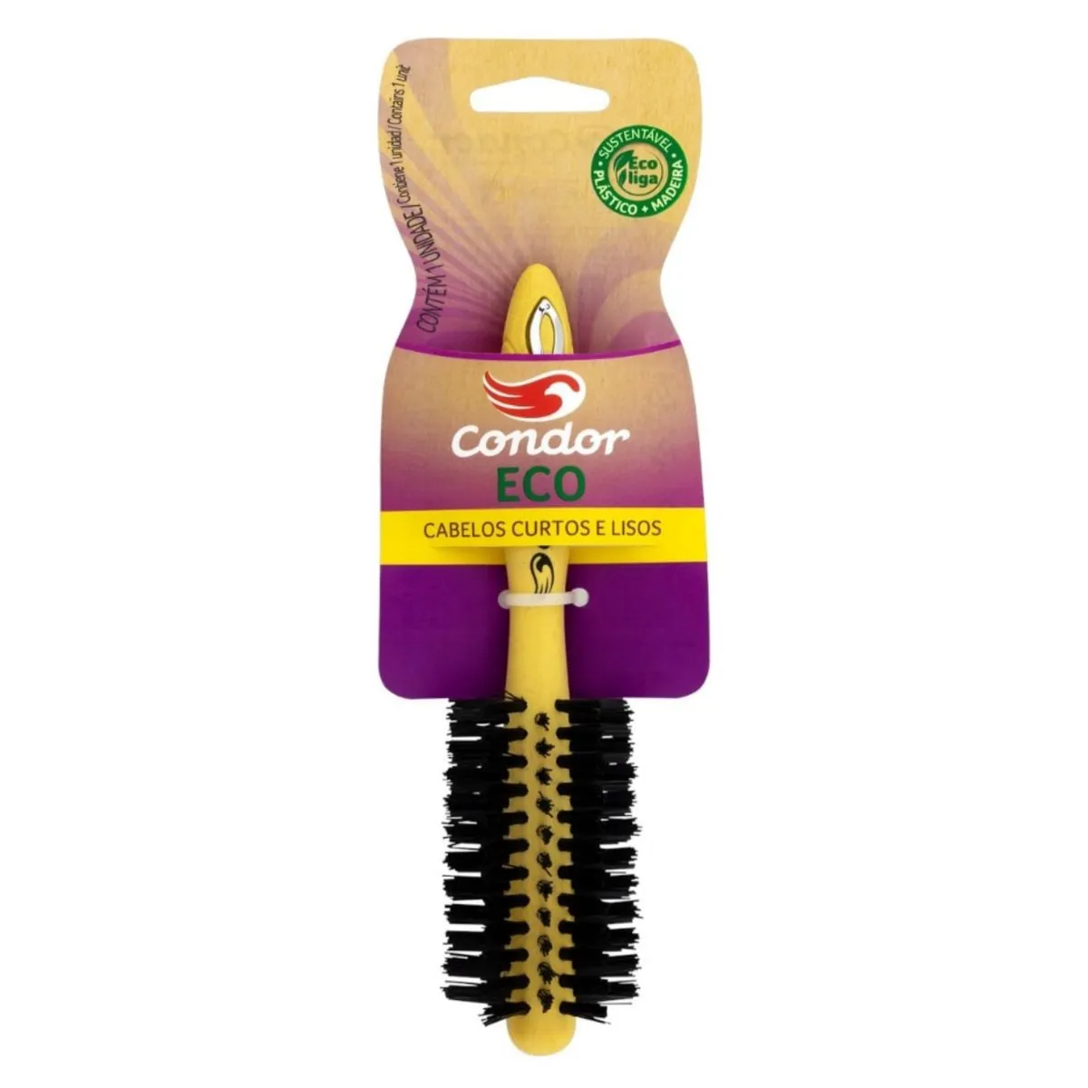 Escova Para Cabelo Curto E Liso Condor Eco