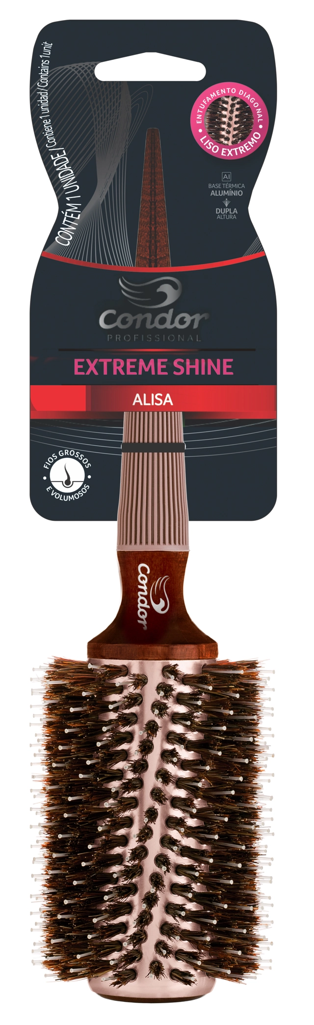 Escova Para Cabelo Condor Extreme Shine Extragrande