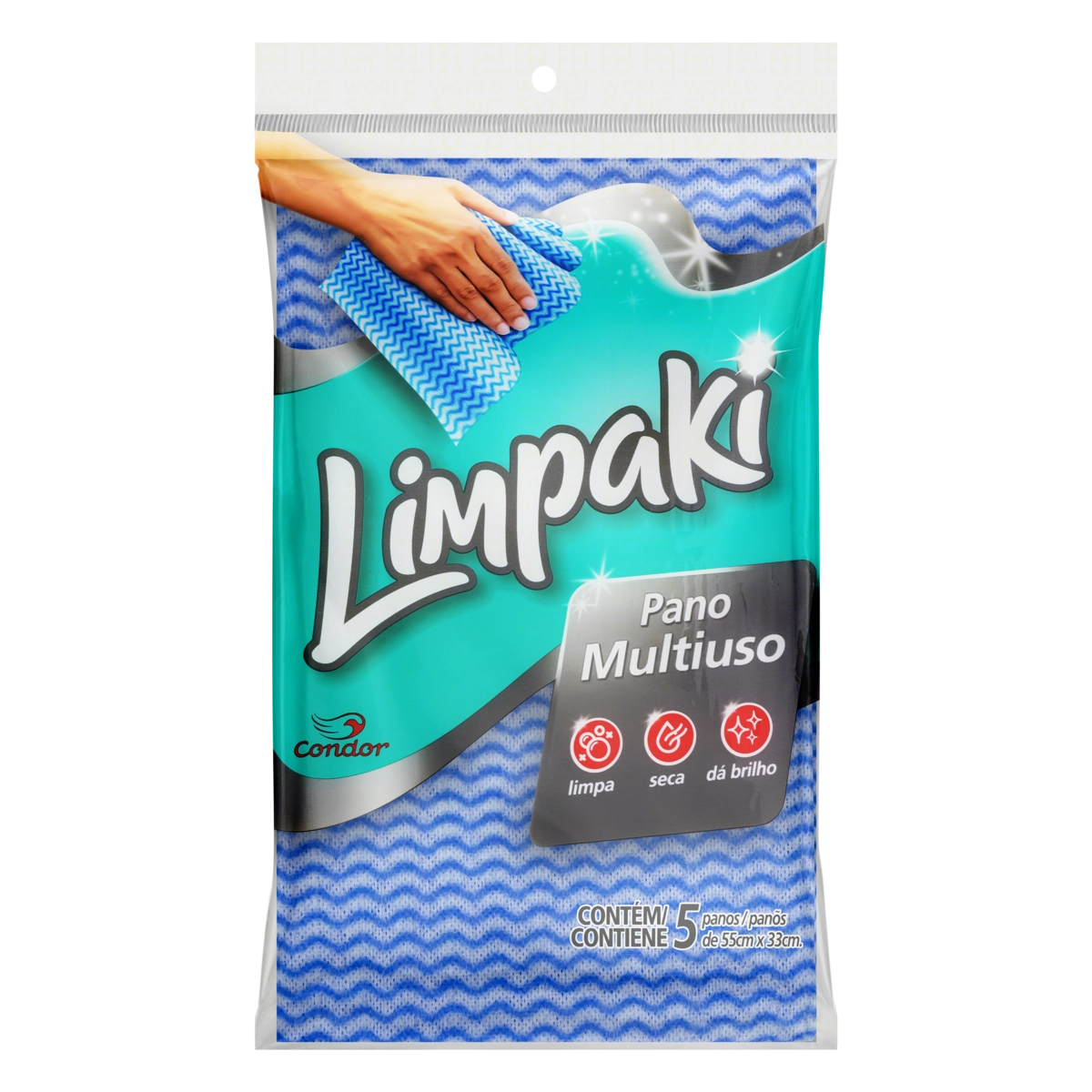Pano Multiuso Limpaki 5 Unidades