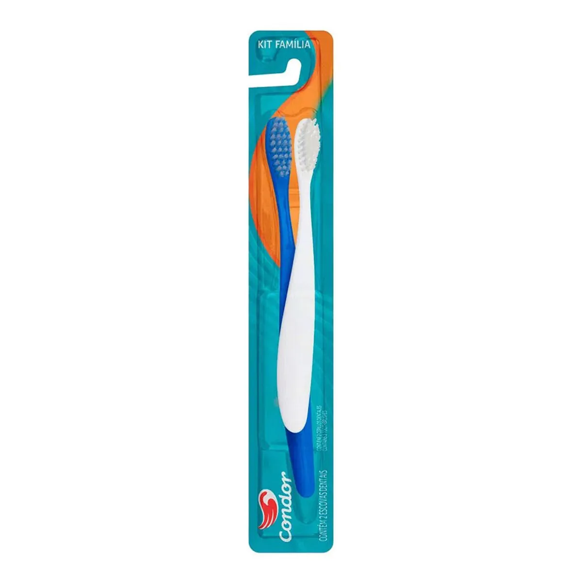 Kit Escova Dental Média Condor Grátis Escova Dental Infantil Macia