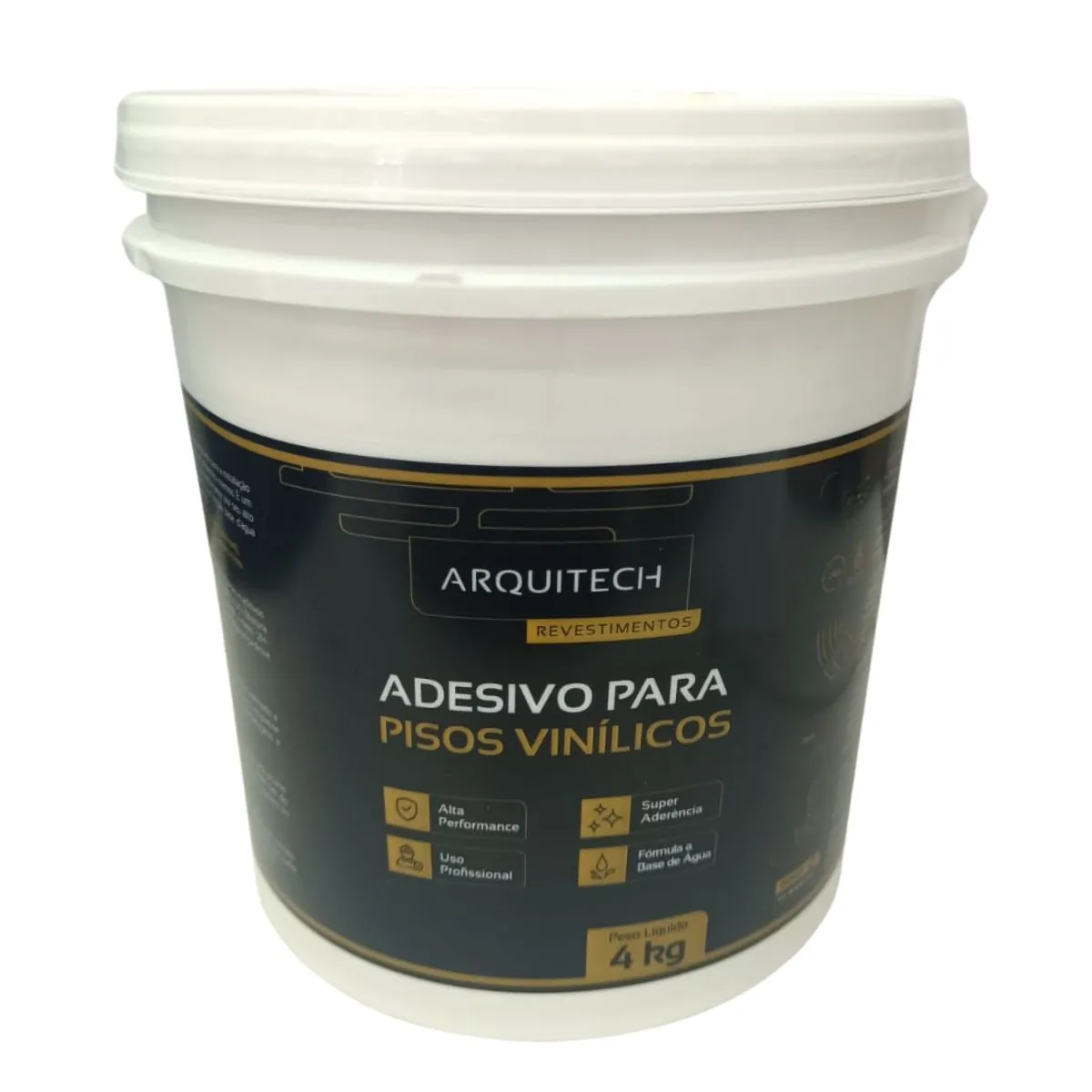 Cola/adesivo Acrilico Para Vinilicos Arquitech 4kg