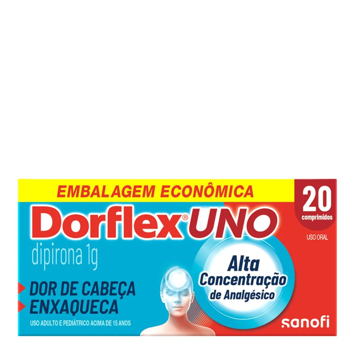 Dorflex Uno 20 Comprimidos 1 g