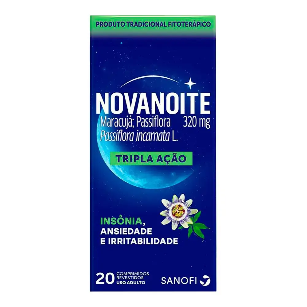 Novanoite Passiflora 320 mg com 20 Comprimidos