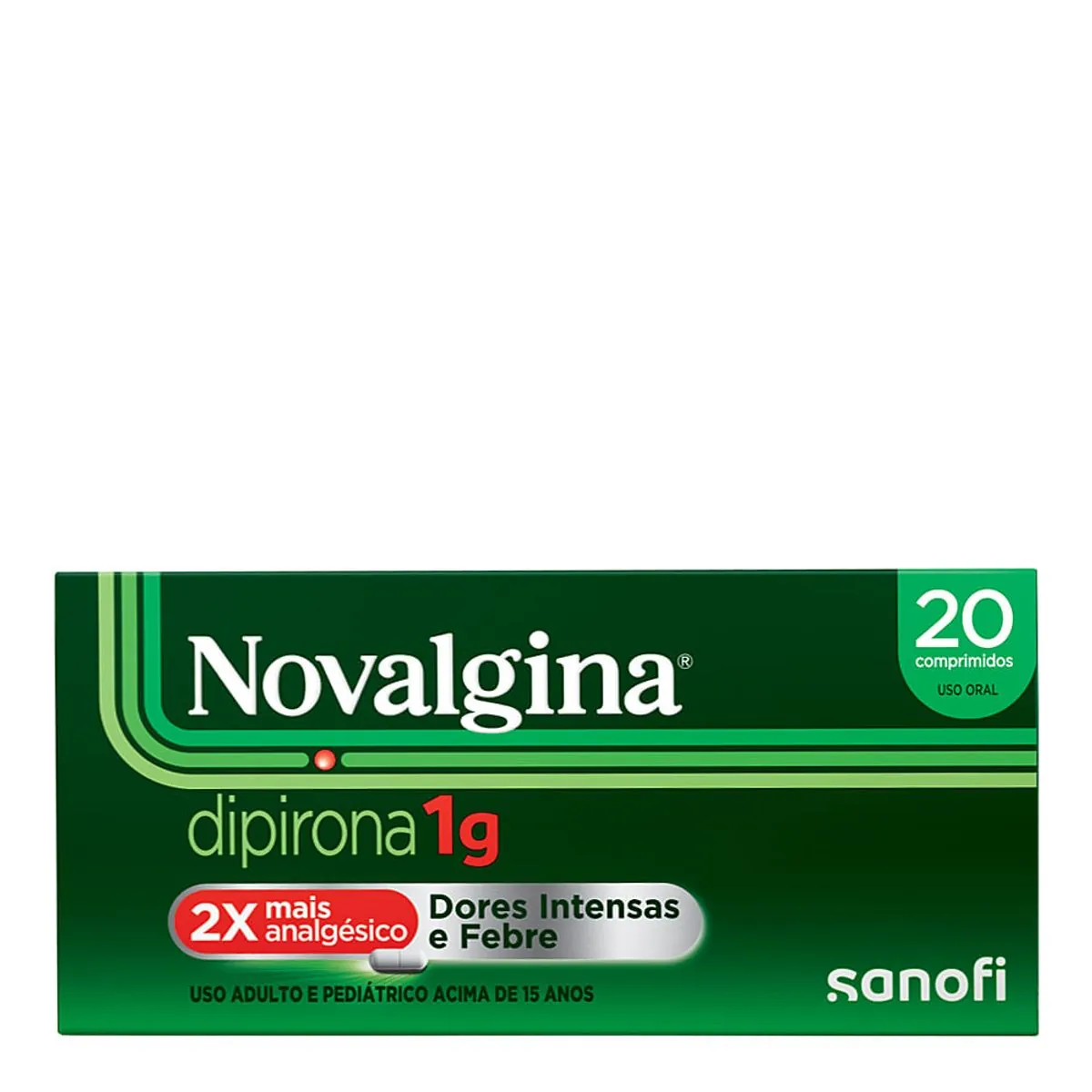 Novalgina 1g Com 20 Comprimidos