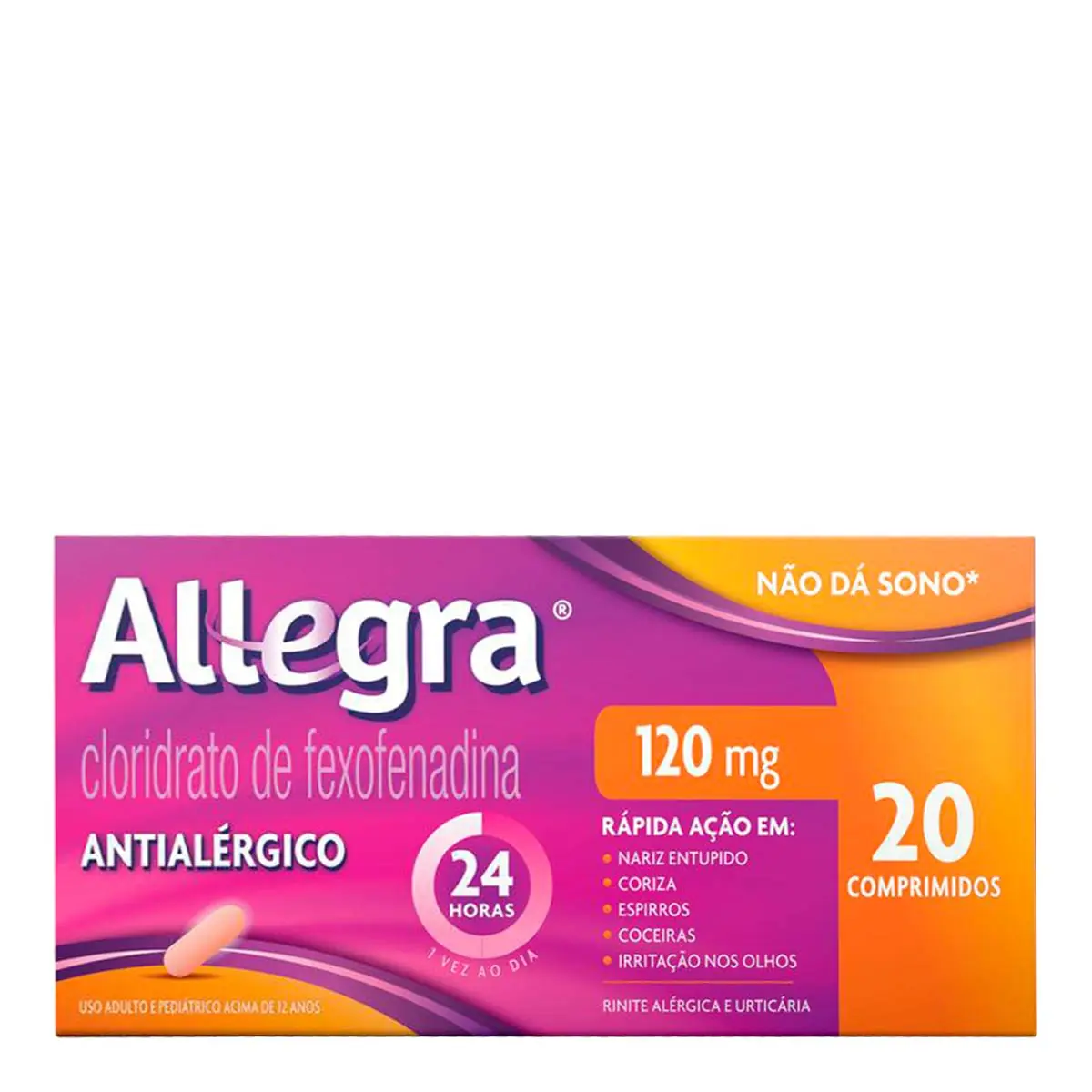 Allegra 120mg Cx 20 Comp Rev