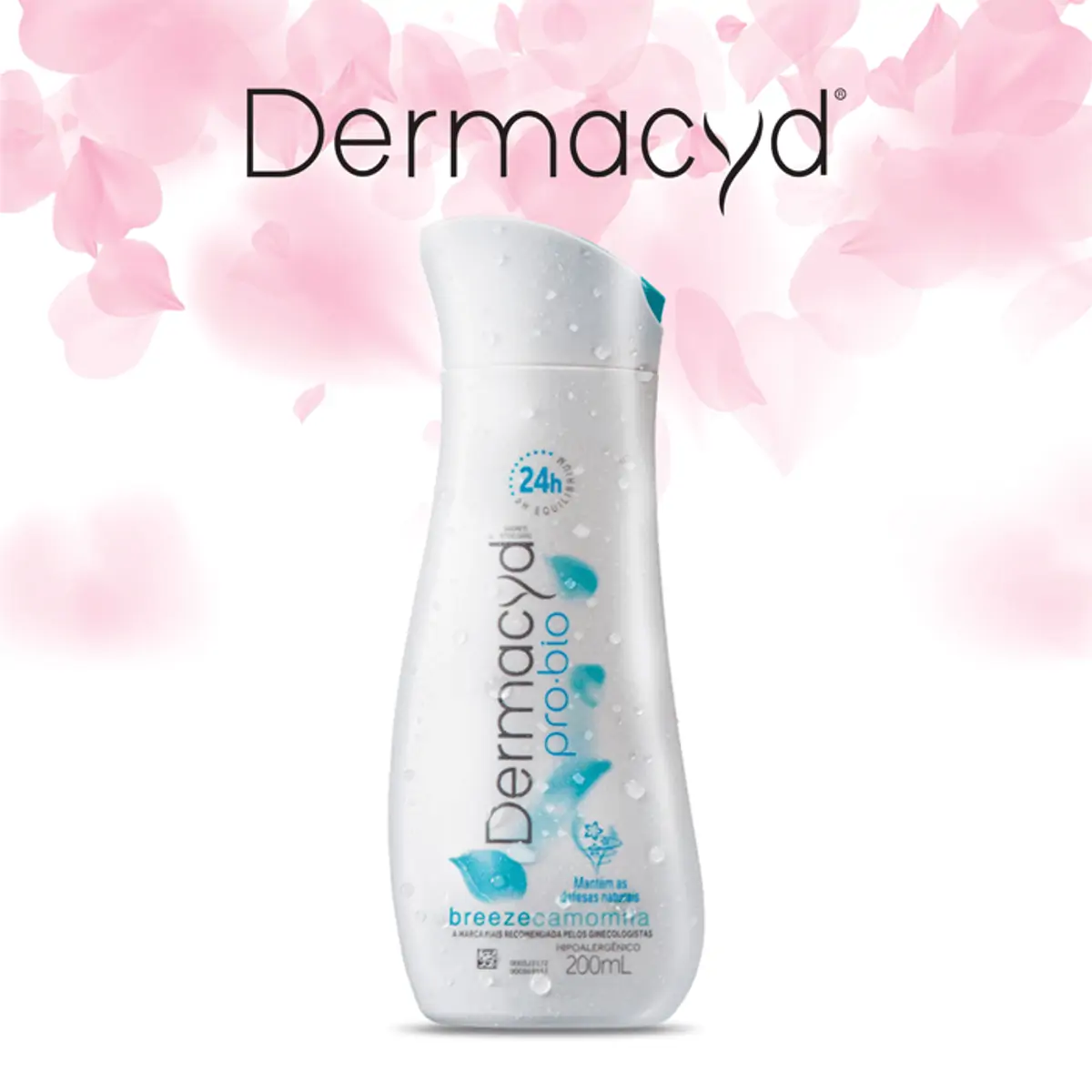 Sabonete Líquido Íntimo DERMACYD Breeze 200ml