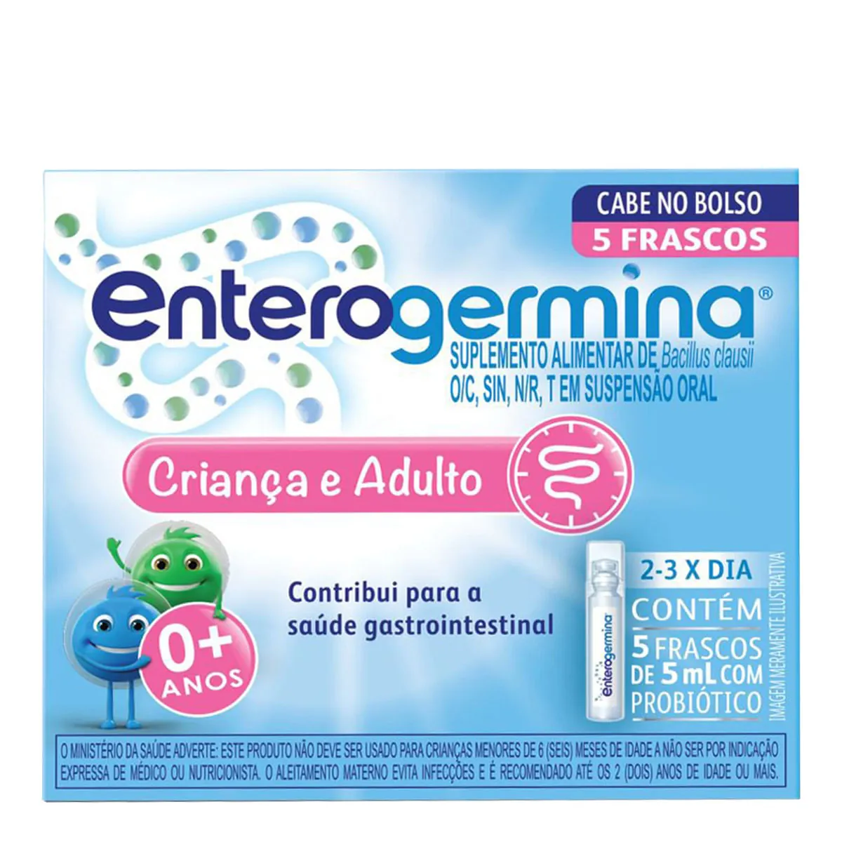 Enterogermina 2bcfu 5ml Susp Bt5