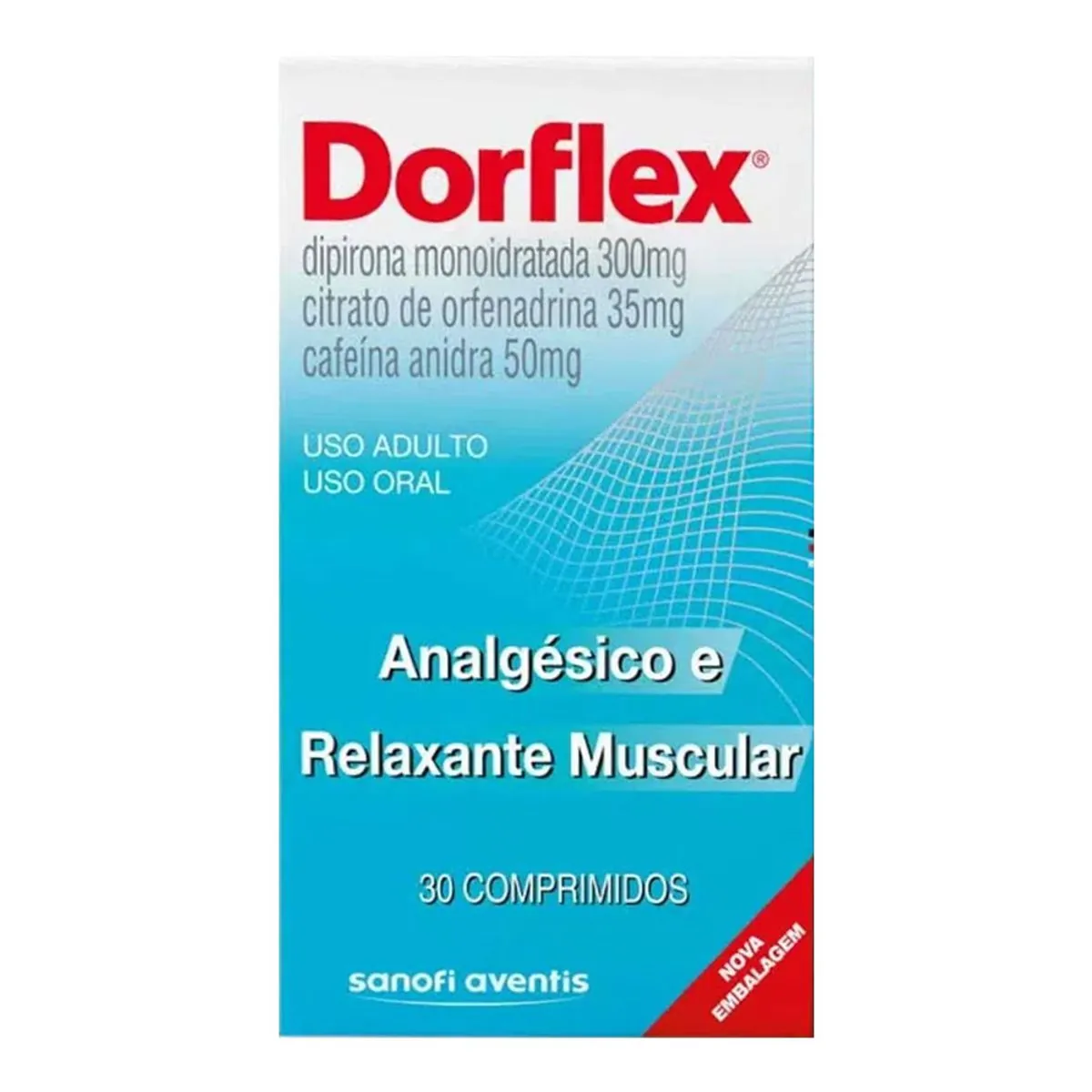 Dorflex 50 Mg 35 Mg 300 Mg 30 Comprimidos Sanofi Aventis