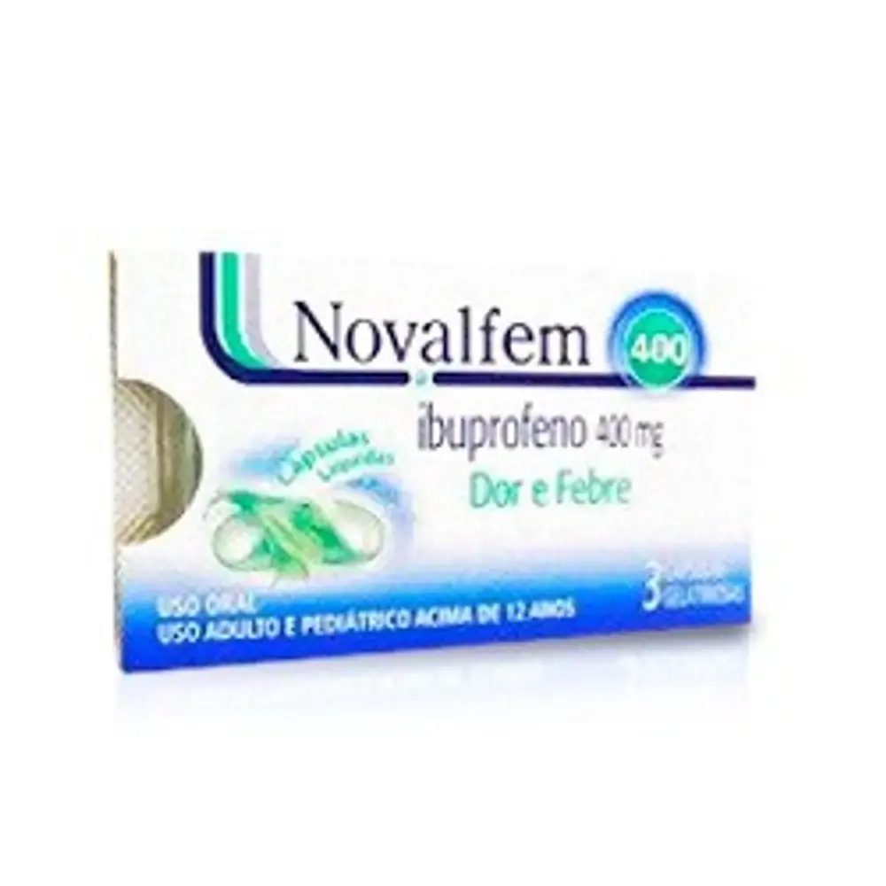 NOVALFEM 400MG BL 3CAP