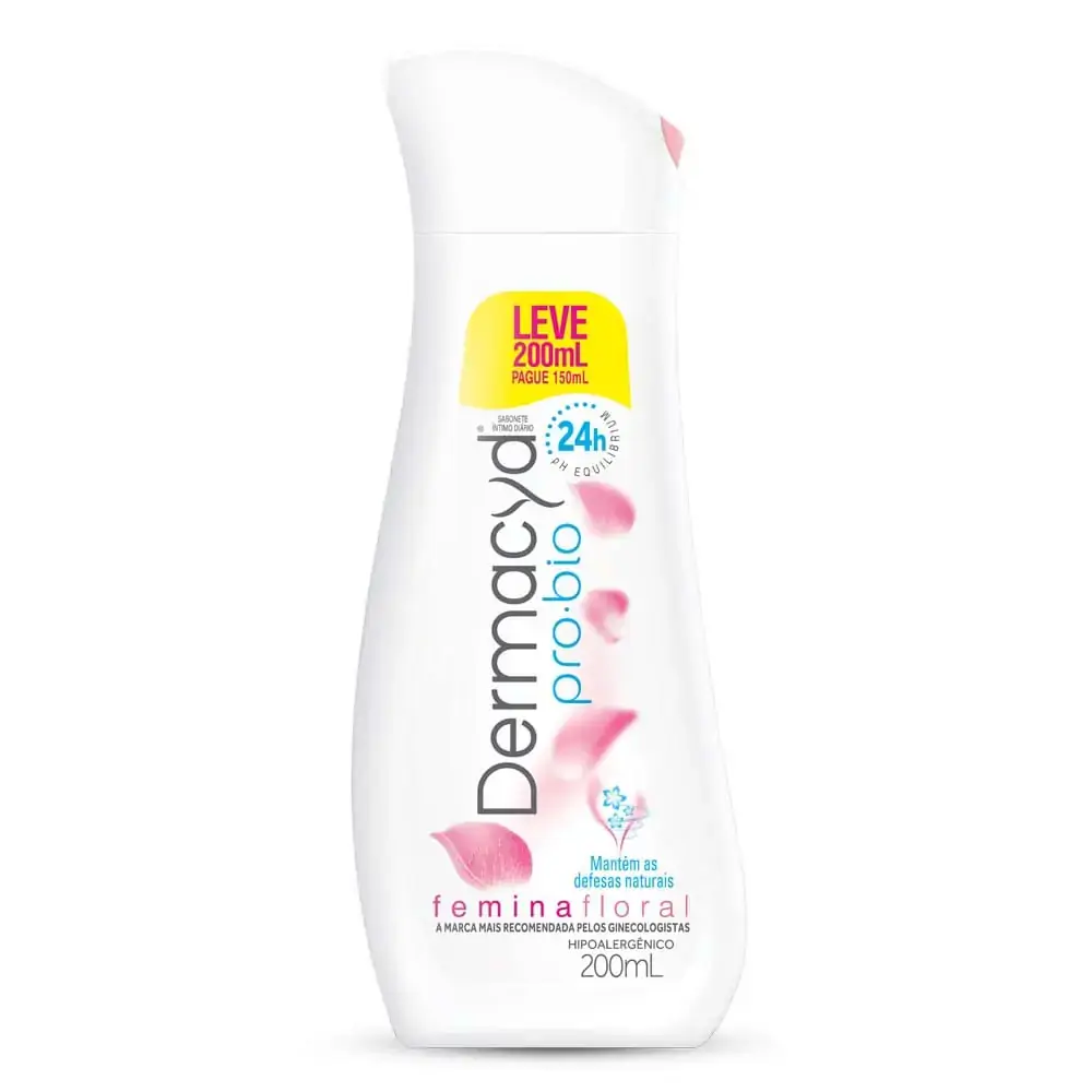Sabonete íntimo Líquido Dermacyd Femina Floral Leve Pague 150ml