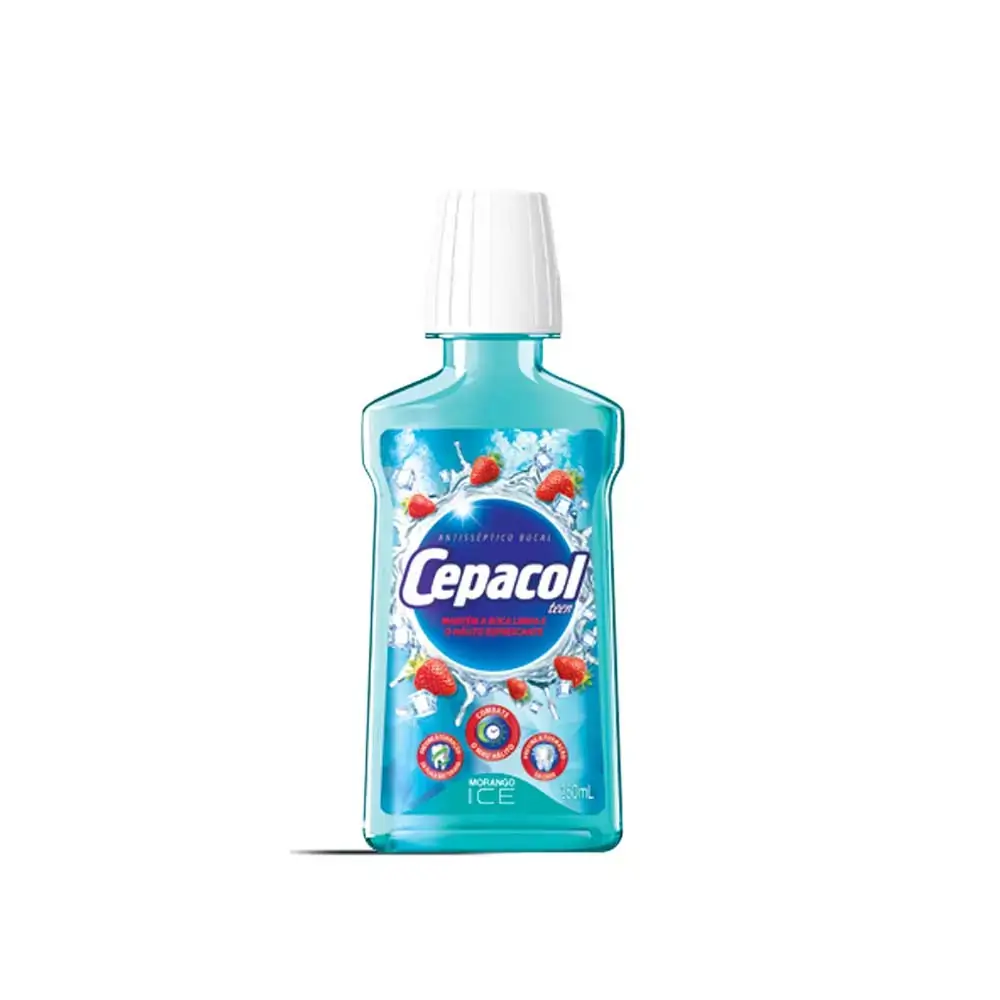 Antisséptico Bucal Cepacol Teen Morango Ice