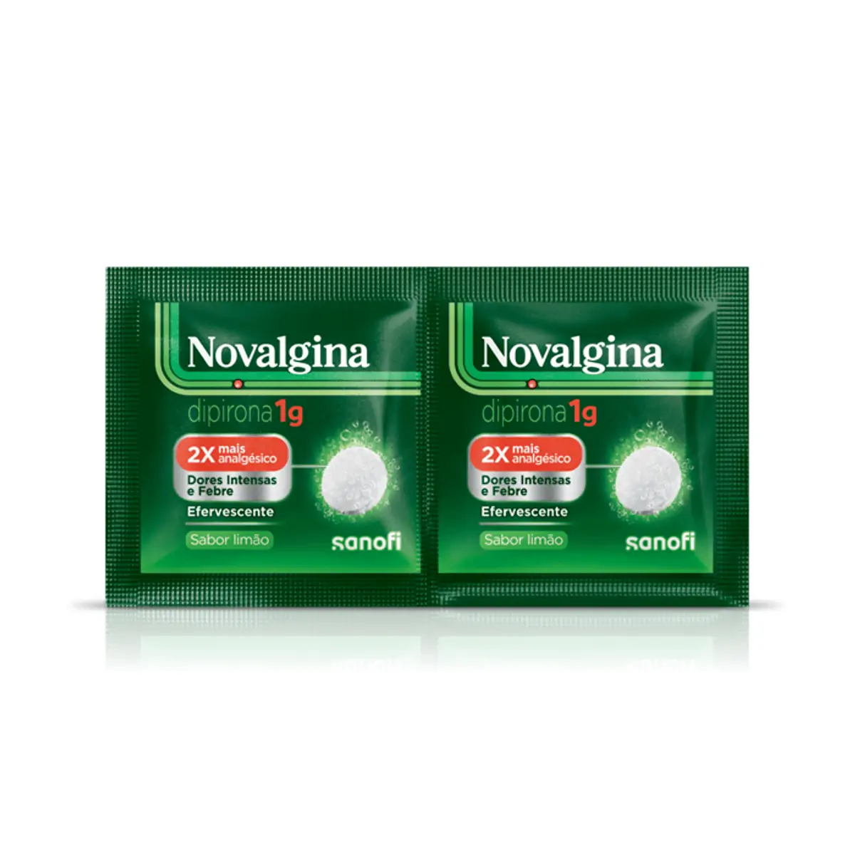 Novalgina 1g Limão Sanofi 2 Comprimidos Efervescentes