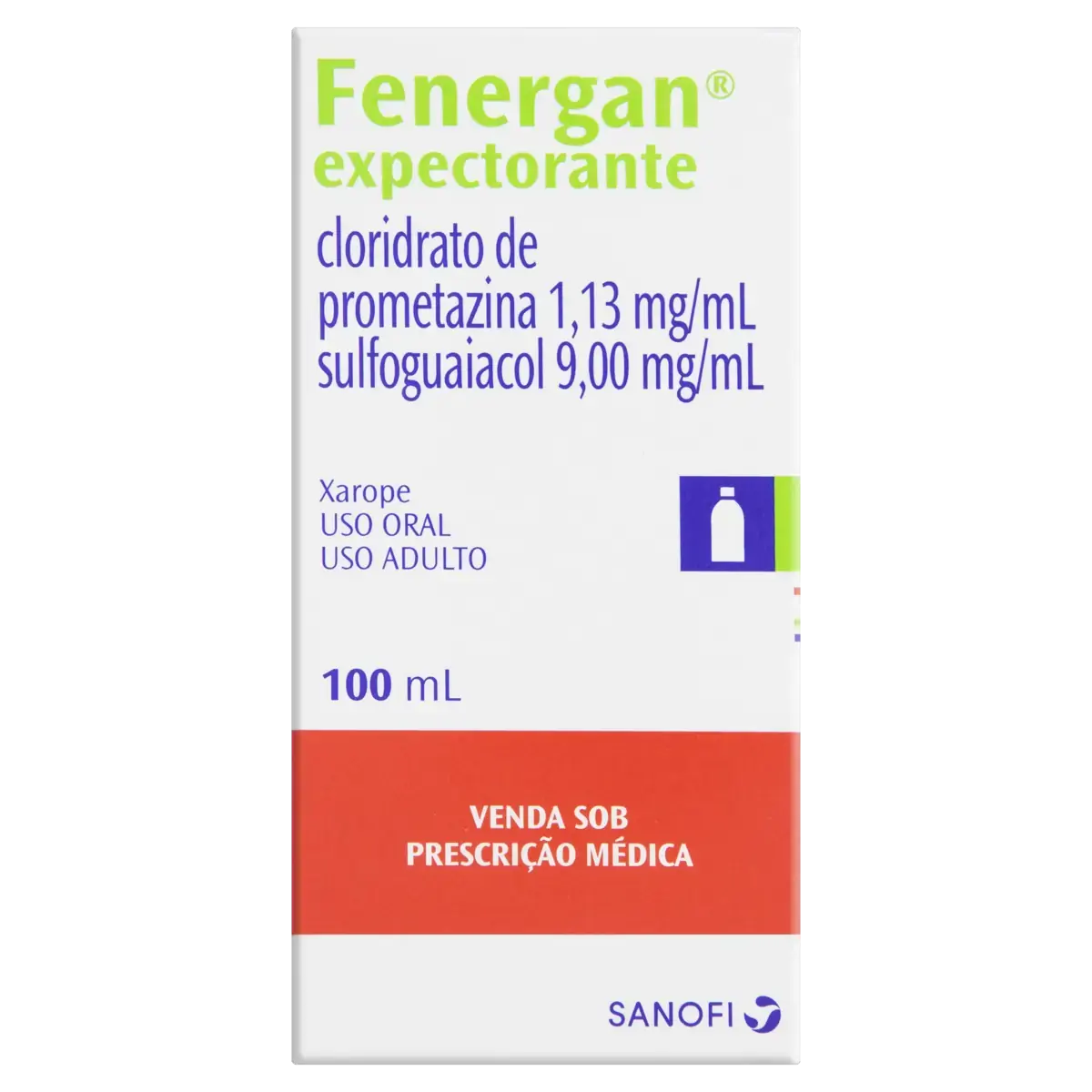 Xarope Fenergan Expectorante Sanofi Caixa 100ml