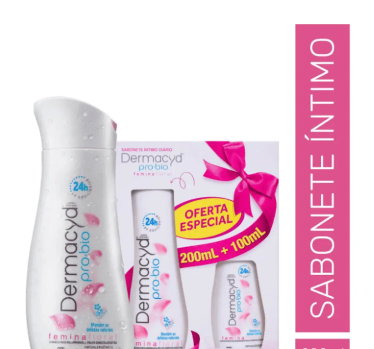 Kit Sabonete Íntimo Dermacyd Femina 200ml + 100ml