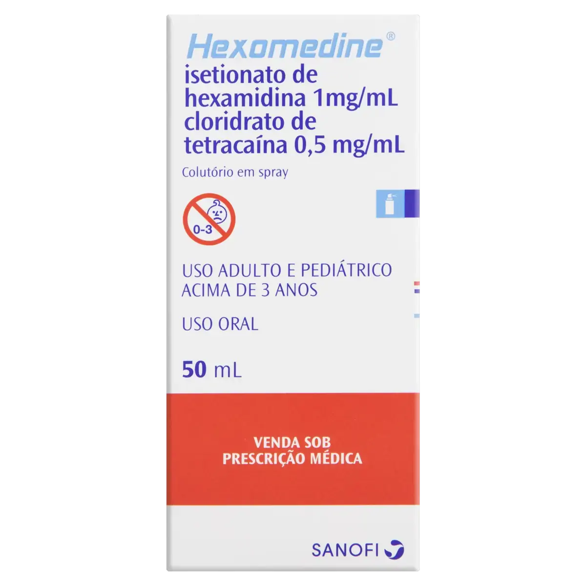 Hexomedine Sanofi Caixa 50ml