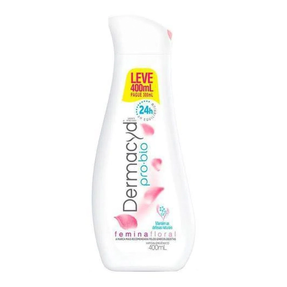 Sabonete Líquido Íntimo Dermacyd Pro Bio Femina Floral 400ml