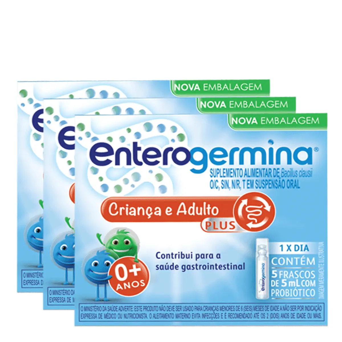 Probiótico Enterogermina Plus 5 Unidades 5 ml