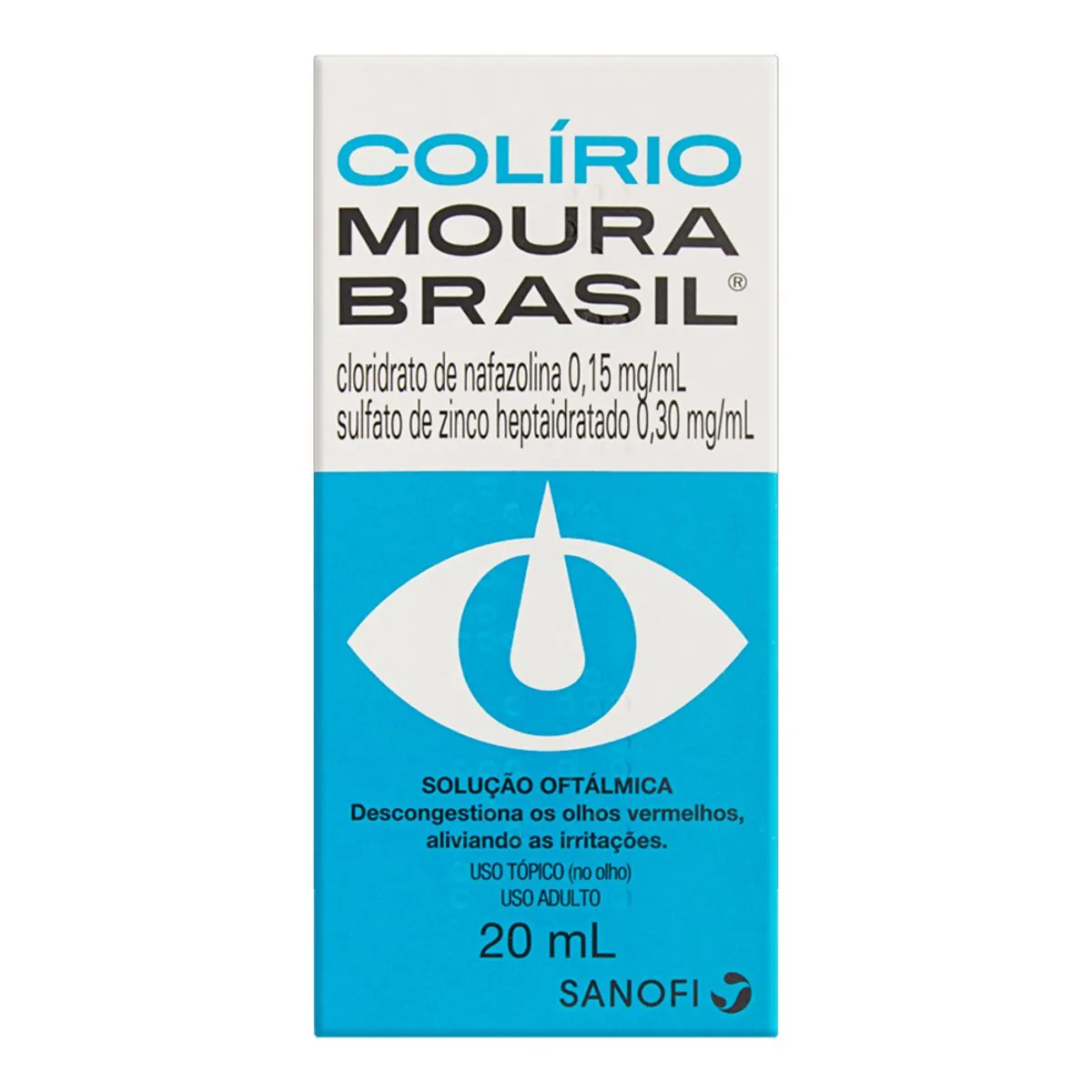 Colírio Moura Brasil Sol Oft 20 Ml