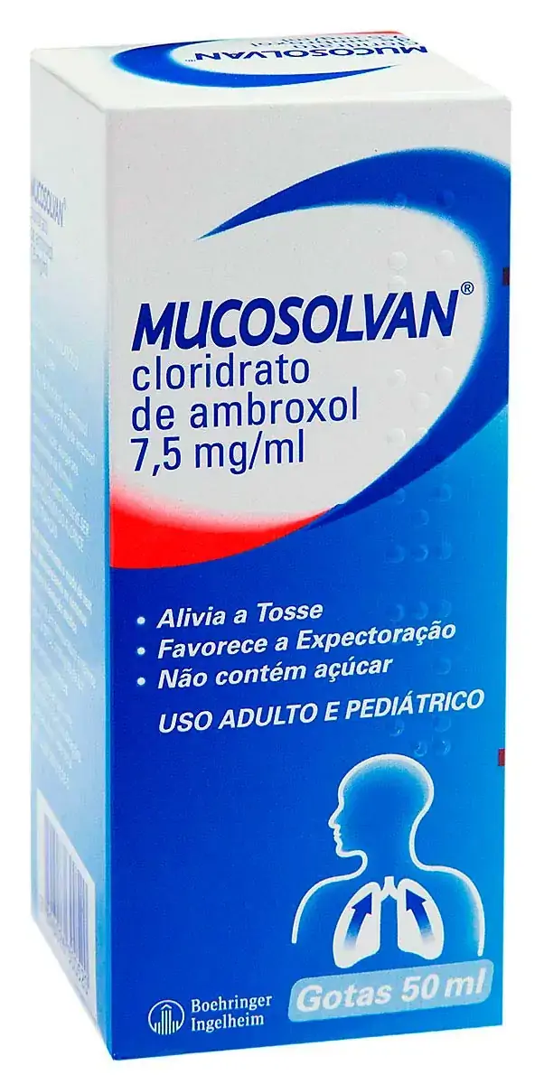 Xarope Mucosolvan 7,5mg/ml Sanofi Caixa 50ml Gotas