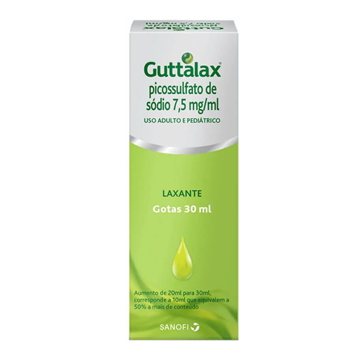 Guttalax 7,5mg/ml Sanofi Caixa 30ml Gotas