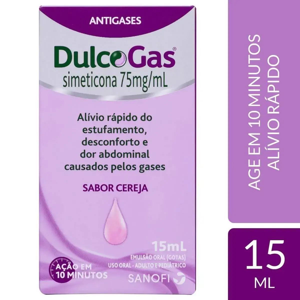 Dulcogas 75mg/ml Cereja Sanofi Caixa 15ml Gotas