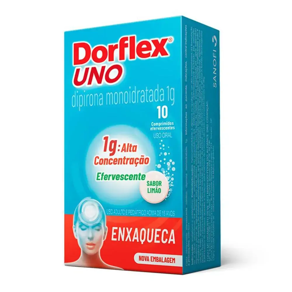 Dorflex Uno 1g Cx 10 Comp Efev Sanofi Chc Otc