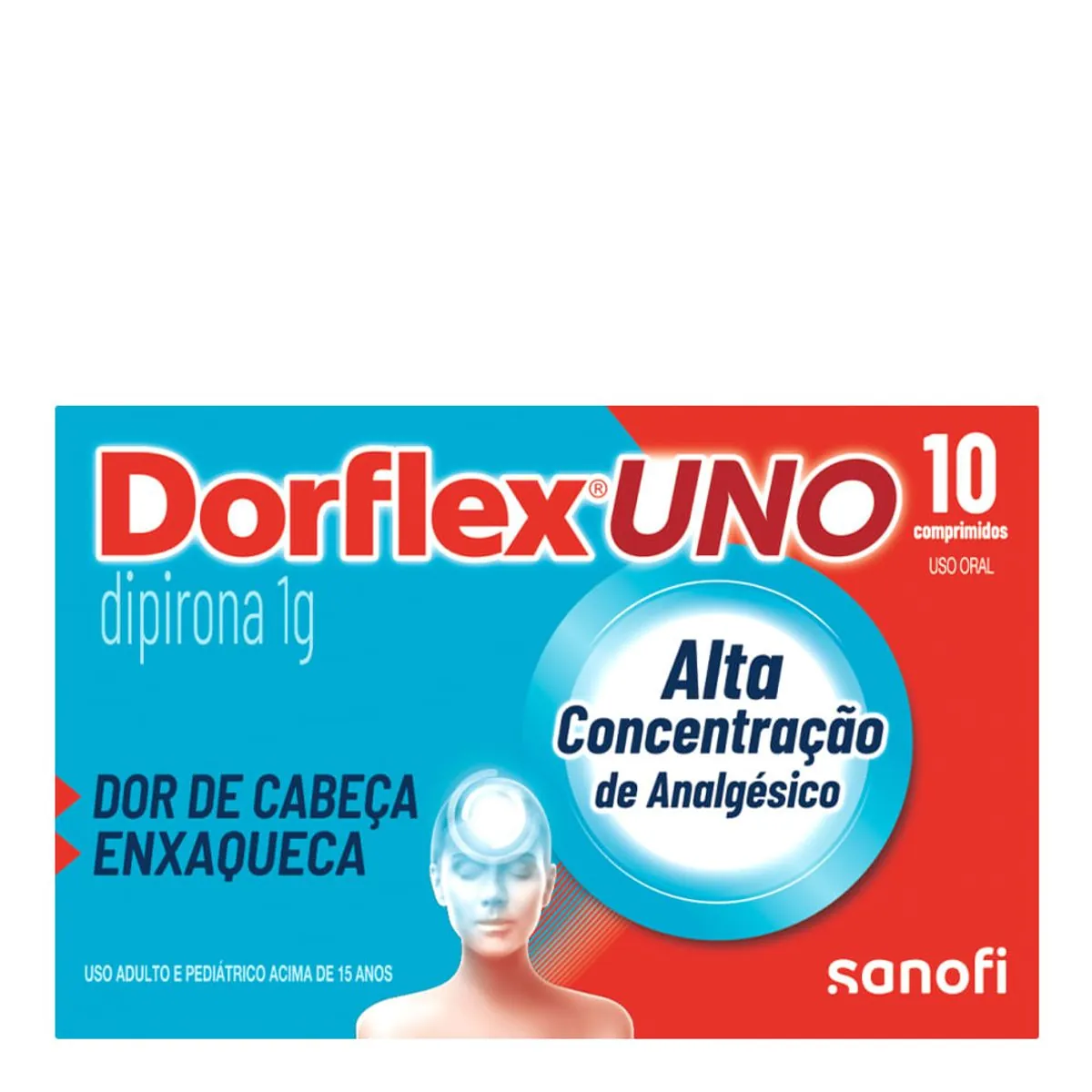 Analgésico Dorflex 1g Uno com 10 Comprimidos
