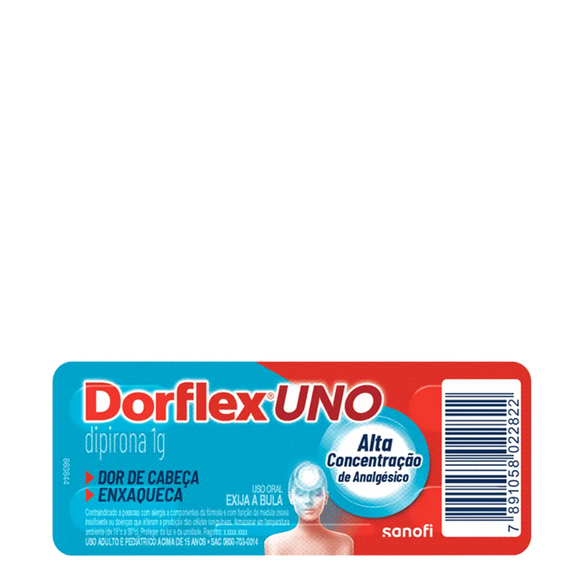 Dorflex Uno Enxaqueca 1g C/4 Cpr Sanofi Chc Otc