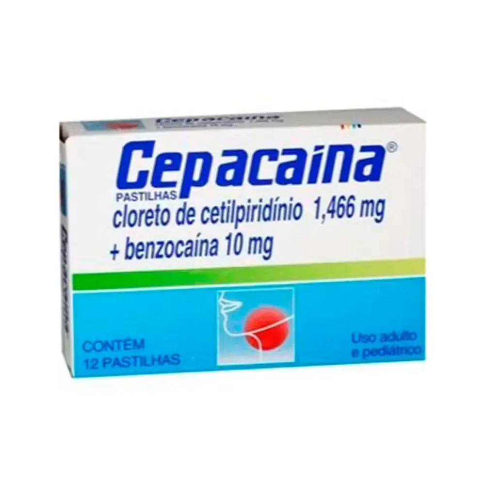 Cepacaina 10 Mg 1,466 Mg 12 Pastilhas Sanofi Aventis