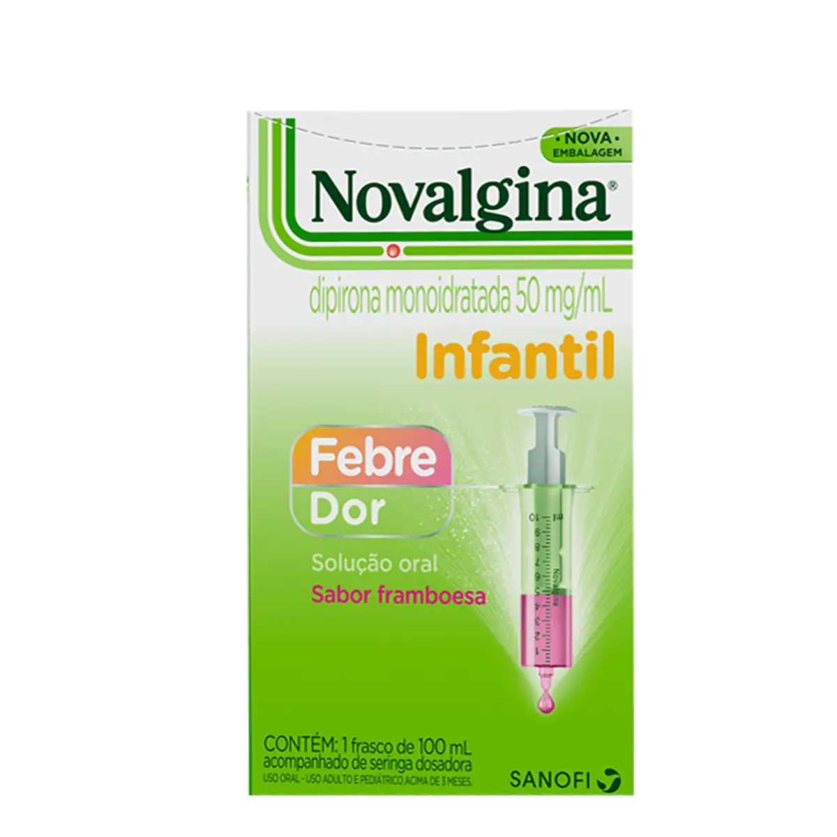 Novalgina 50mg/ml Solução Oral 100 ml