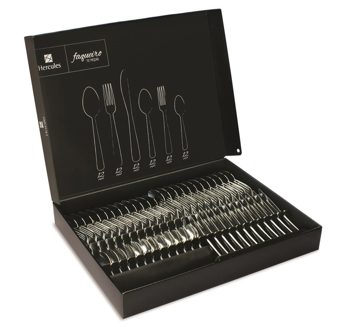 Faqueiro Etilux 72pcs Hotel