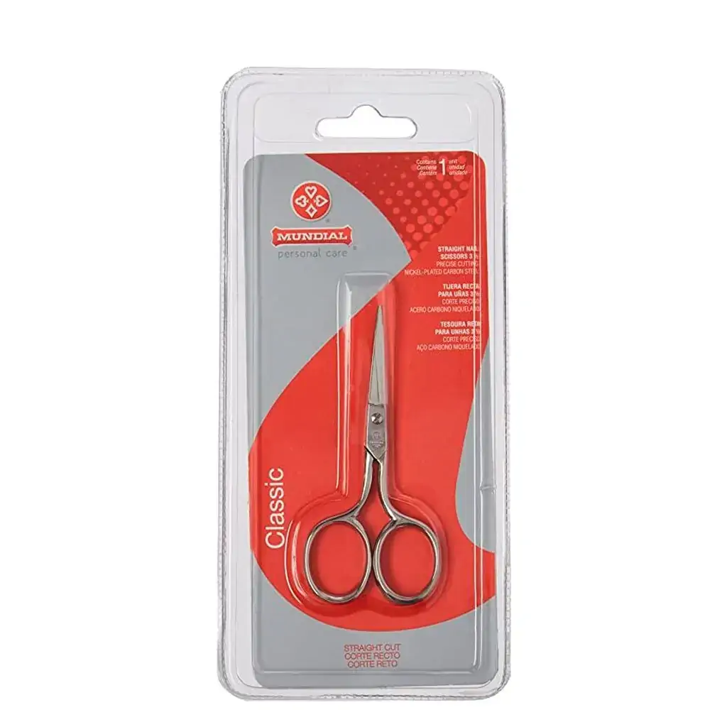 Tesoura Unha Reta 9cm Classic Bc 416 Mundial