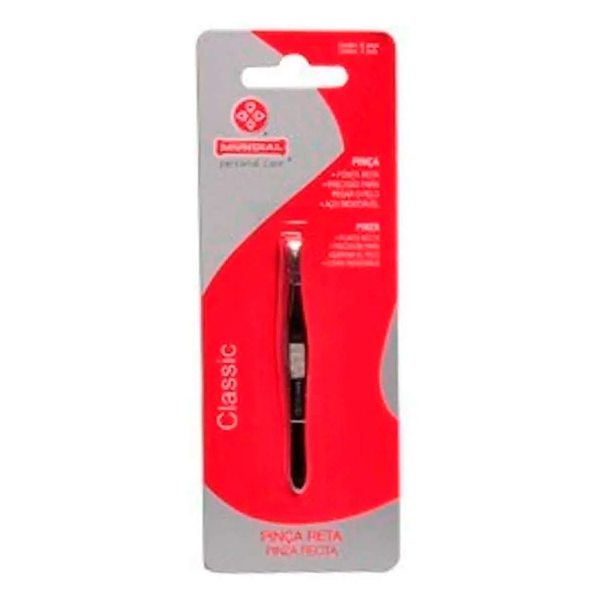 Pinça Classic Reta 108Bl Mundial