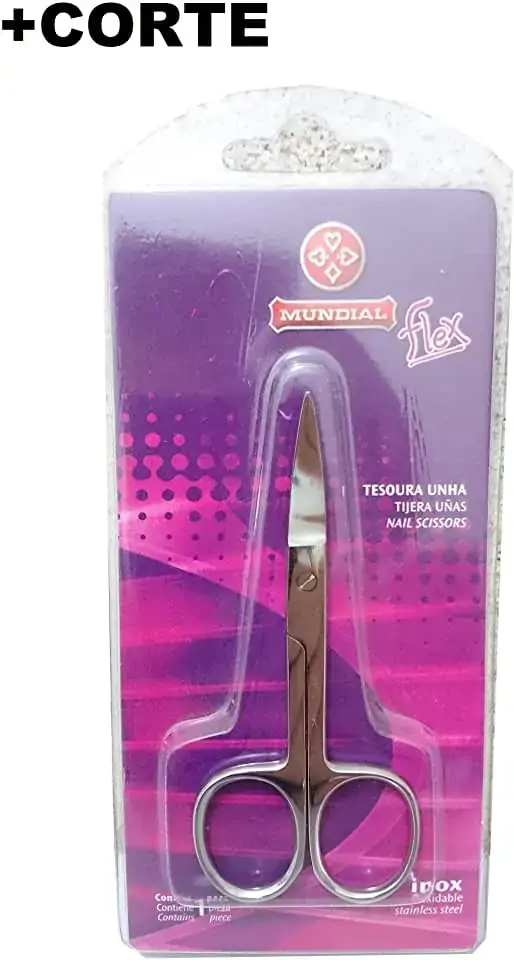Tesoura Mundial P/unhas Inox
