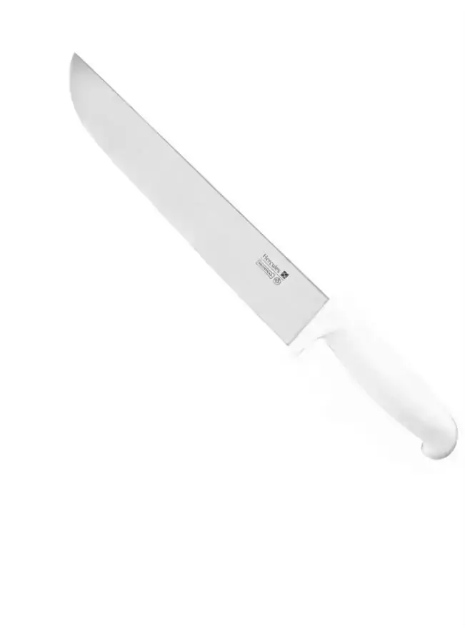Faca Inox para Açougue Pratical com Cabo Branco 10" - Mundial