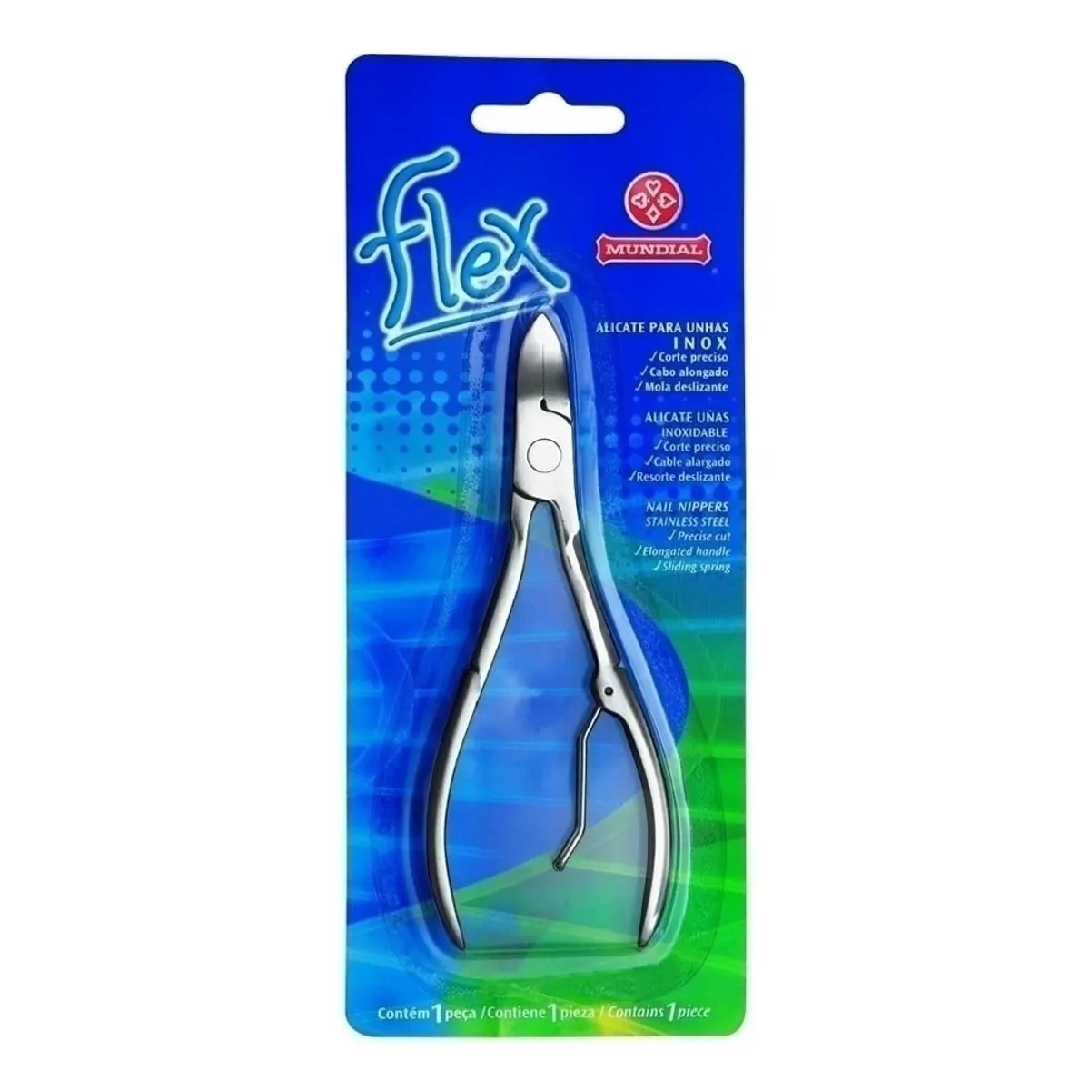 Alicate de Cuticula Profissional Cabo Longo INOX Reto Mundial BC-359