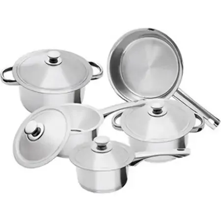 Hércules Pa80 5 Inox 5 Peças