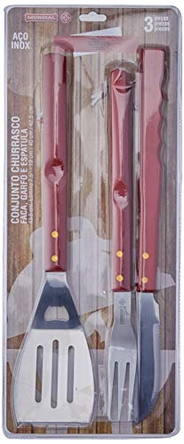 Kit P/churrasco 3pcs Mundial