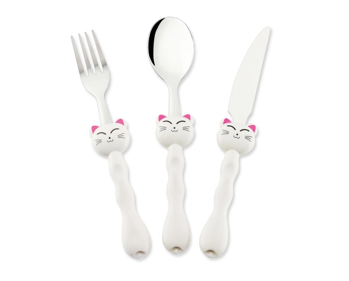 Conjunto.talheres Hercules Inf.ga.3 Pcs