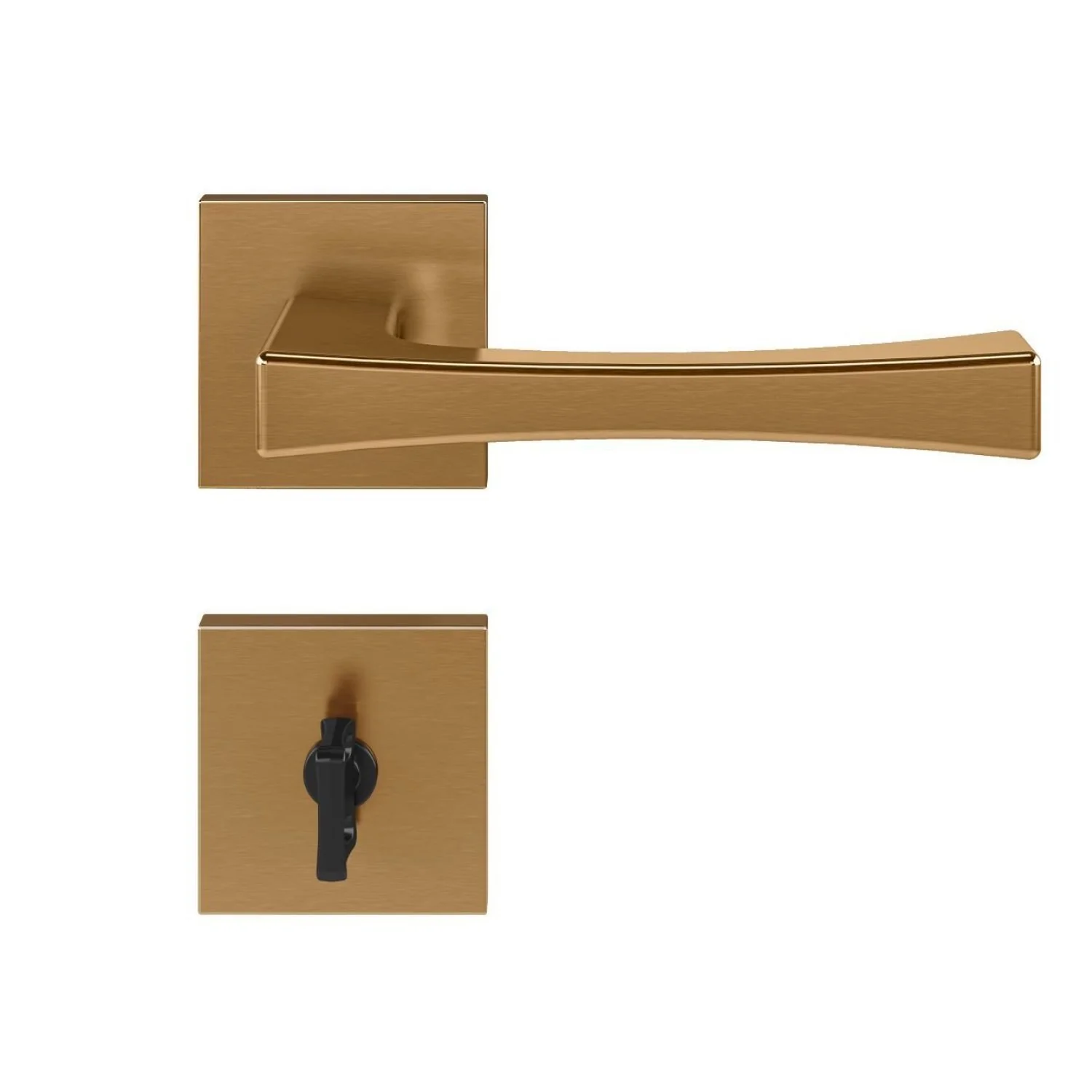 Fechadura Vivaldi Red Gold Escovado Banheiro Ouro