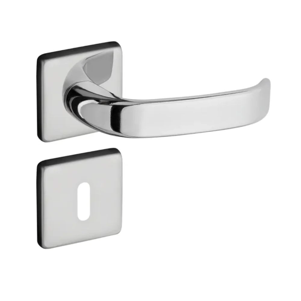Fechaduras Concept Interna 40mm Rq1 413-40ci Roseta Quadrada Cromada Pado