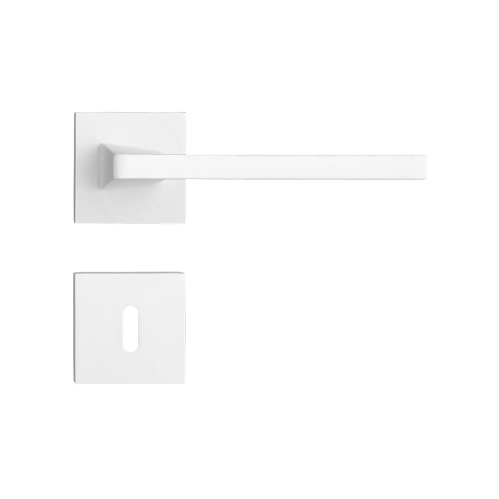 Fechadura Karli Branco Texturizado Interna