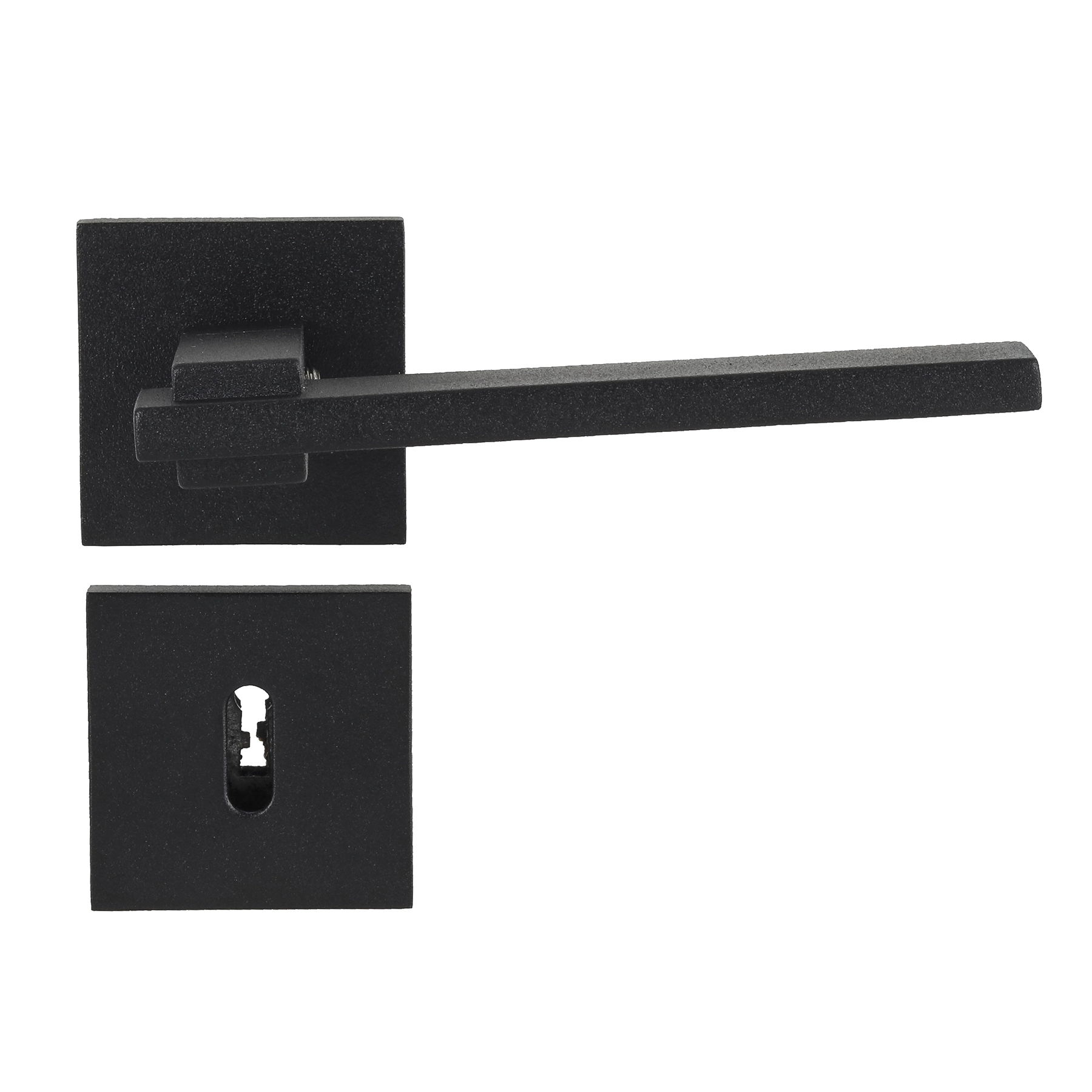 Fechadura Pado para Porta Interna Preto 55mm Chave Simples Nina