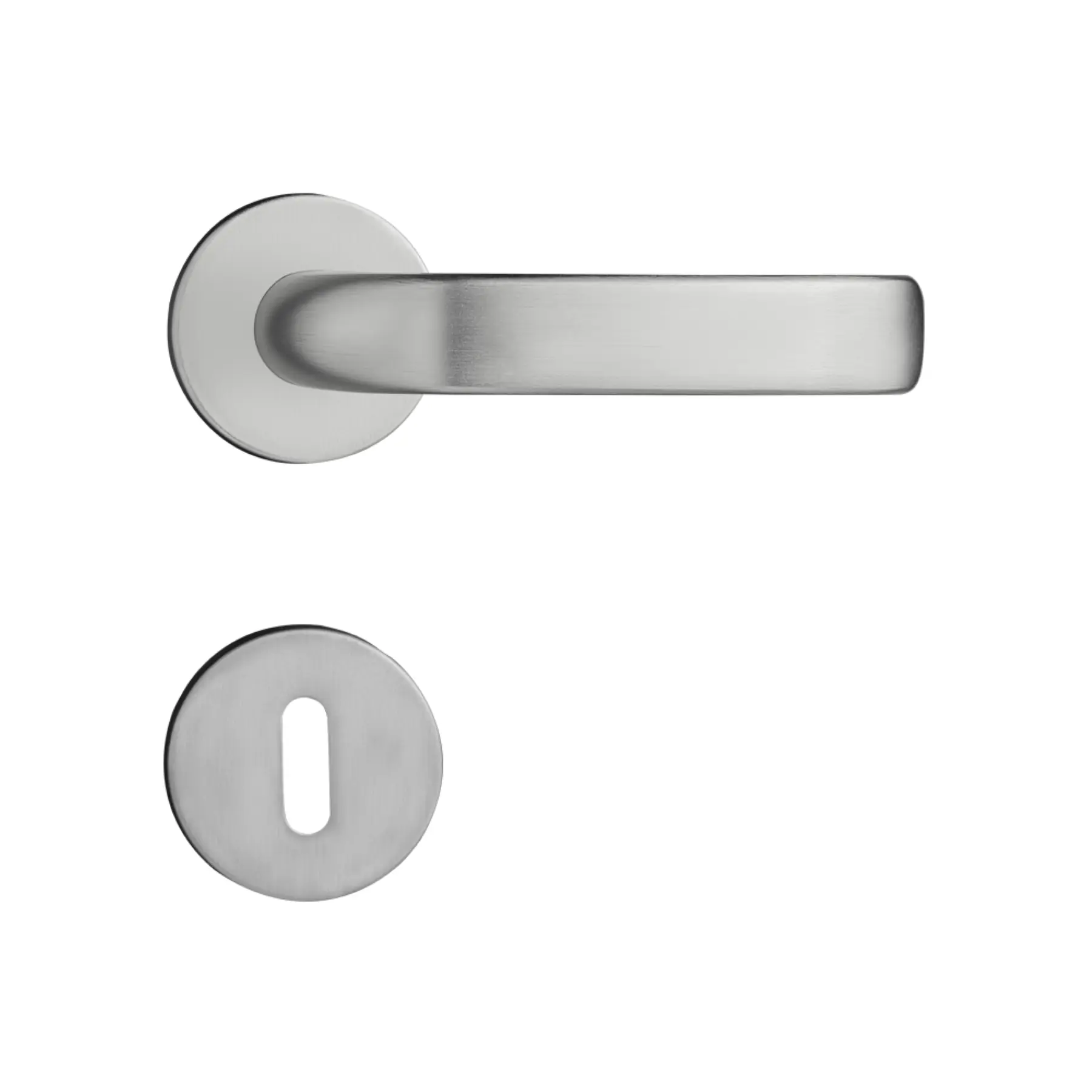 Fechadura para Porta Interna Pado Concept 413 Acetinado 40mm Inox Chave Simples
