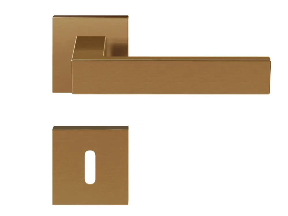 Fechadura Beethoven Red Gold Escovado Interna