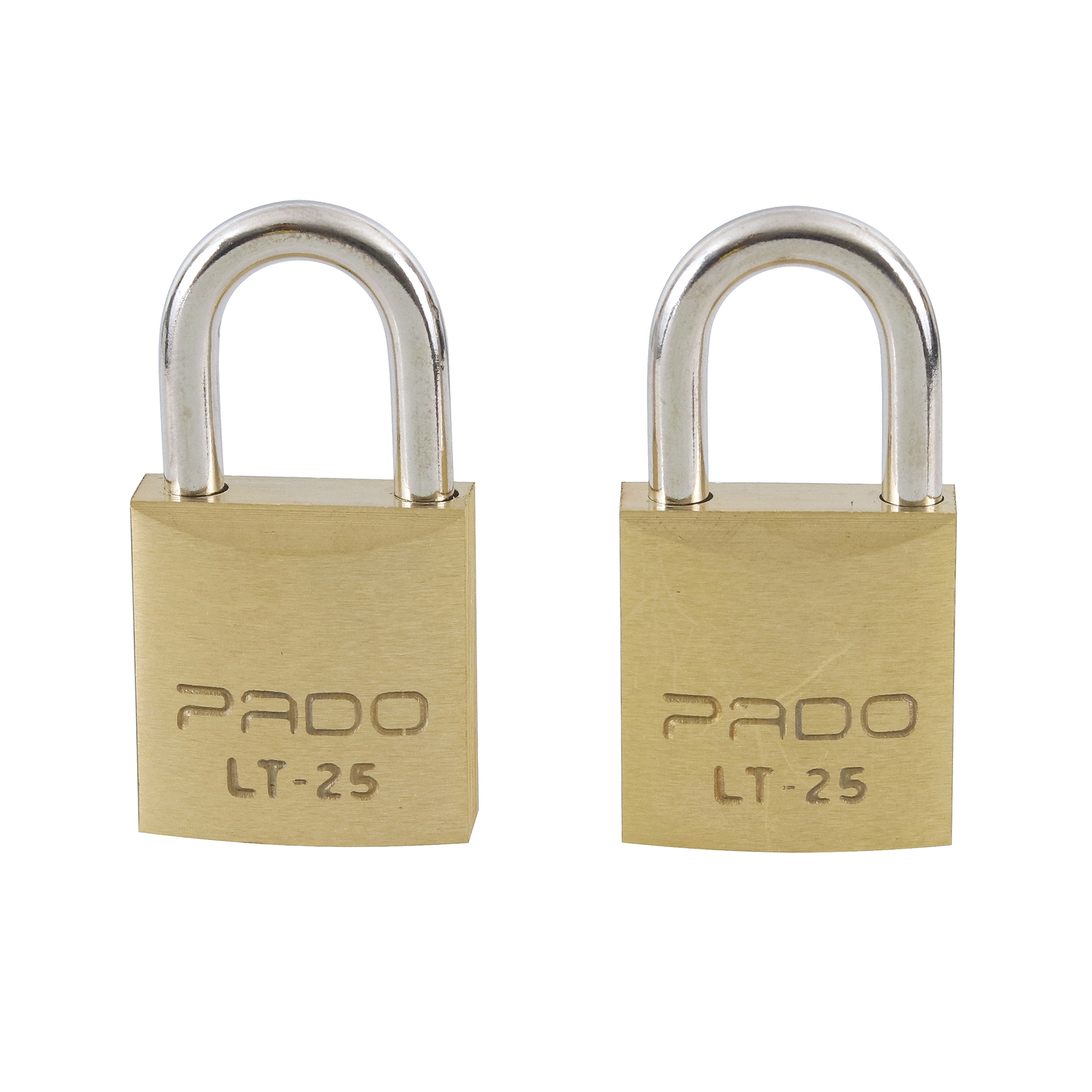 Cadeado Sm 2 Lt 25mm 4 Chaves Iguais